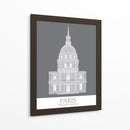 Paris Les Invalides Monocromo - Fab Funky | Cuadro decorativo de Canvas Lab