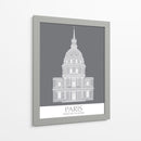 Paris Les Invalides Monocromo - Fab Funky | Cuadro decorativo de Canvas Lab