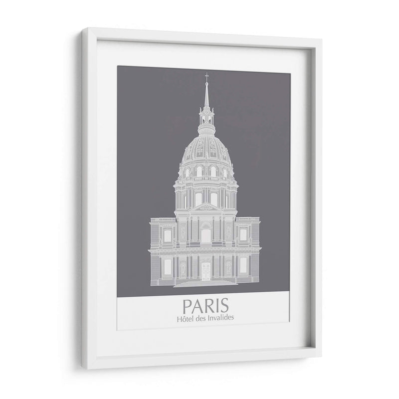 Paris Les Invalides Monocromo - Fab Funky | Cuadro decorativo de Canvas Lab