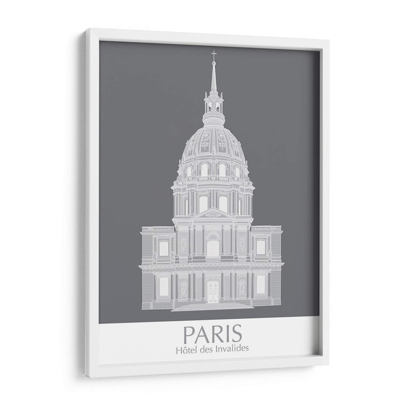 Paris Les Invalides Monocromo - Fab Funky | Cuadro decorativo de Canvas Lab