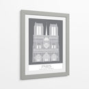 Paris Notre Dame Monocromo - Fab Funky | Cuadro decorativo de Canvas Lab