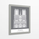 Paris Notre Dame Monocromo - Fab Funky | Cuadro decorativo de Canvas Lab