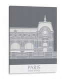 Paris Musee Dorsay Monocromo - Fab Funky | Cuadro decorativo de Canvas Lab