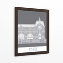 Paris Musee Dorsay Monocromo - Fab Funky | Cuadro decorativo de Canvas Lab