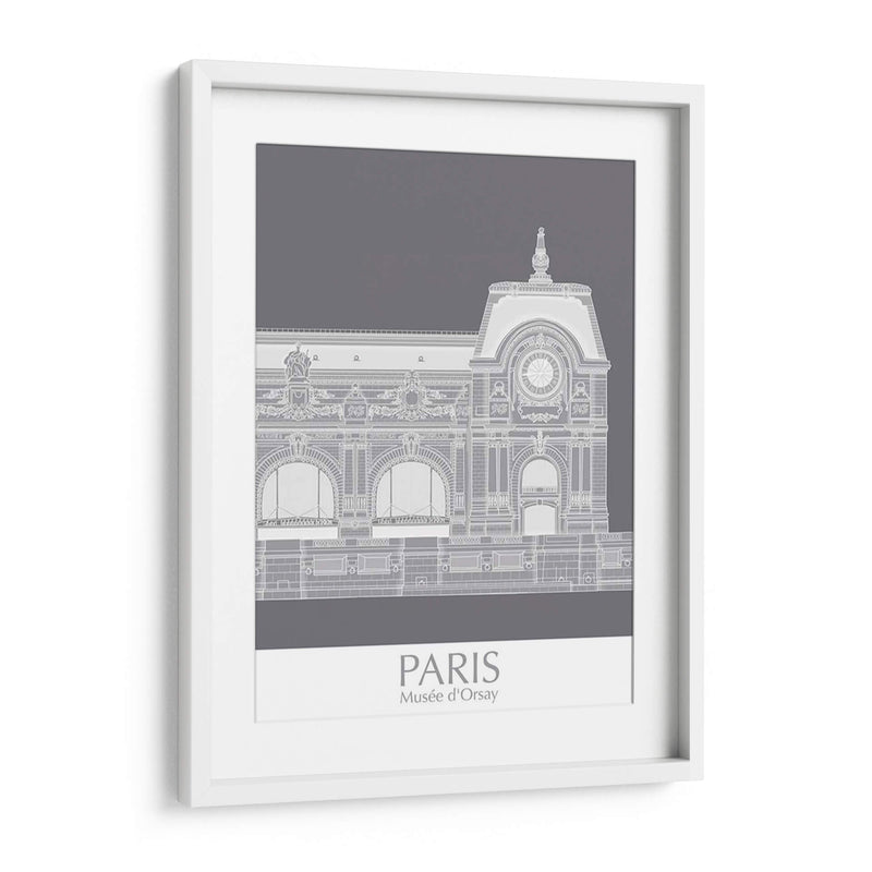 Paris Musee Dorsay Monocromo - Fab Funky | Cuadro decorativo de Canvas Lab