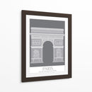 Paris Arco De Triomph Monocromo - Fab Funky | Cuadro decorativo de Canvas Lab