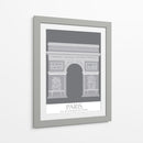 Paris Arco De Triomph Monocromo - Fab Funky | Cuadro decorativo de Canvas Lab