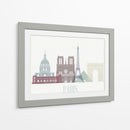 Horizonte De Paris - Fab Funky | Cuadro decorativo de Canvas Lab