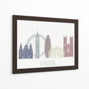 Horizonte De Londres - Fab Funky | Cuadro decorativo de Canvas Lab