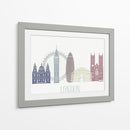 Horizonte De Londres - Fab Funky | Cuadro decorativo de Canvas Lab