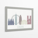 Horizonte De Londres - Fab Funky | Cuadro decorativo de Canvas Lab