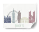 Horizonte De Londres - Fab Funky | Cuadro decorativo de Canvas Lab