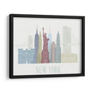 Horizonte De Nueva York - Fab Funky | Cuadro decorativo de Canvas Lab