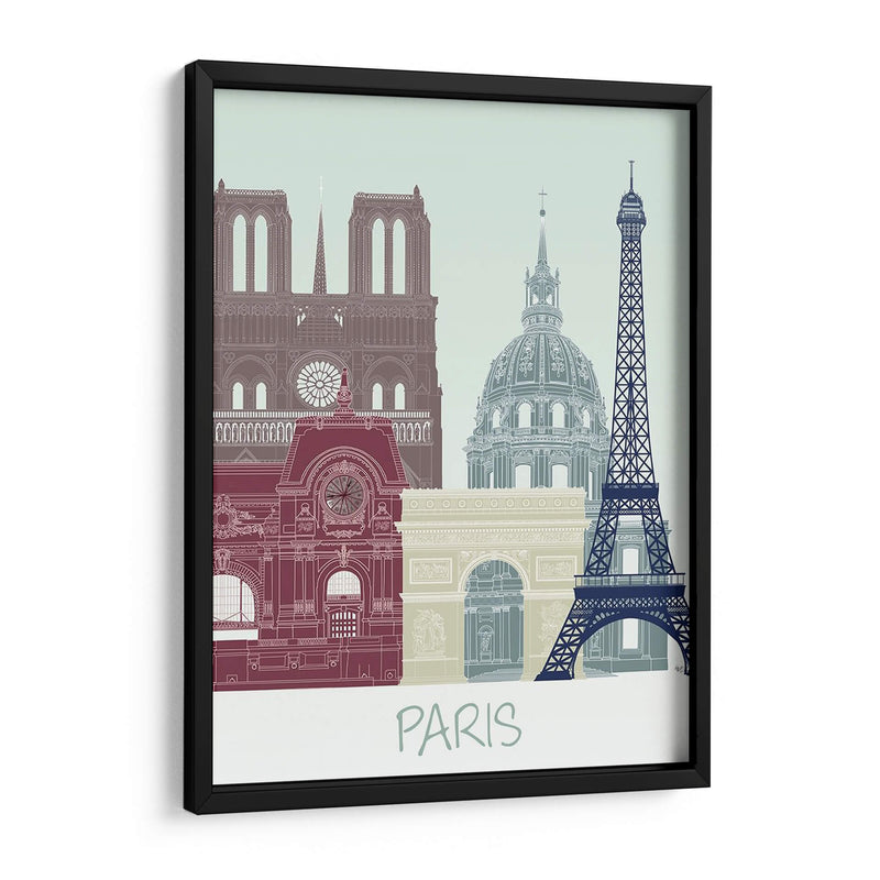 Horizonte De Paris II - Fab Funky | Cuadro decorativo de Canvas Lab