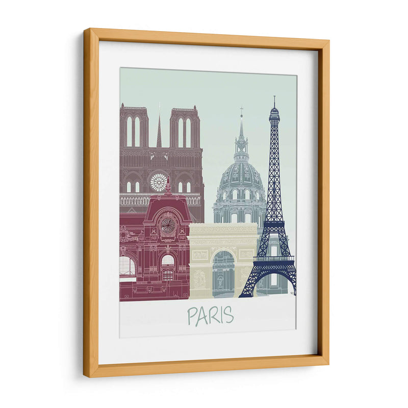 Horizonte De Paris II - Fab Funky | Cuadro decorativo de Canvas Lab