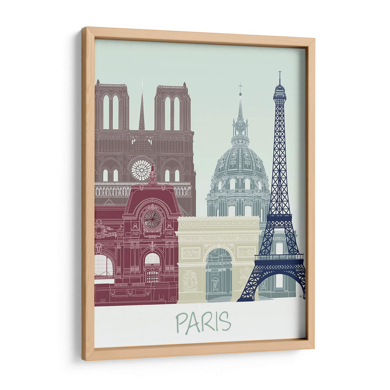 Horizonte De Paris II - Fab Funky | Cuadro decorativo de Canvas Lab