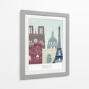 Horizonte De Paris II - Fab Funky | Cuadro decorativo de Canvas Lab