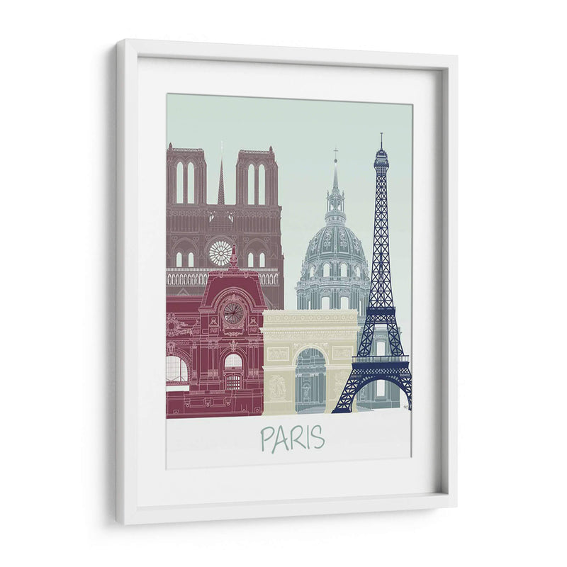 Horizonte De Paris II - Fab Funky | Cuadro decorativo de Canvas Lab