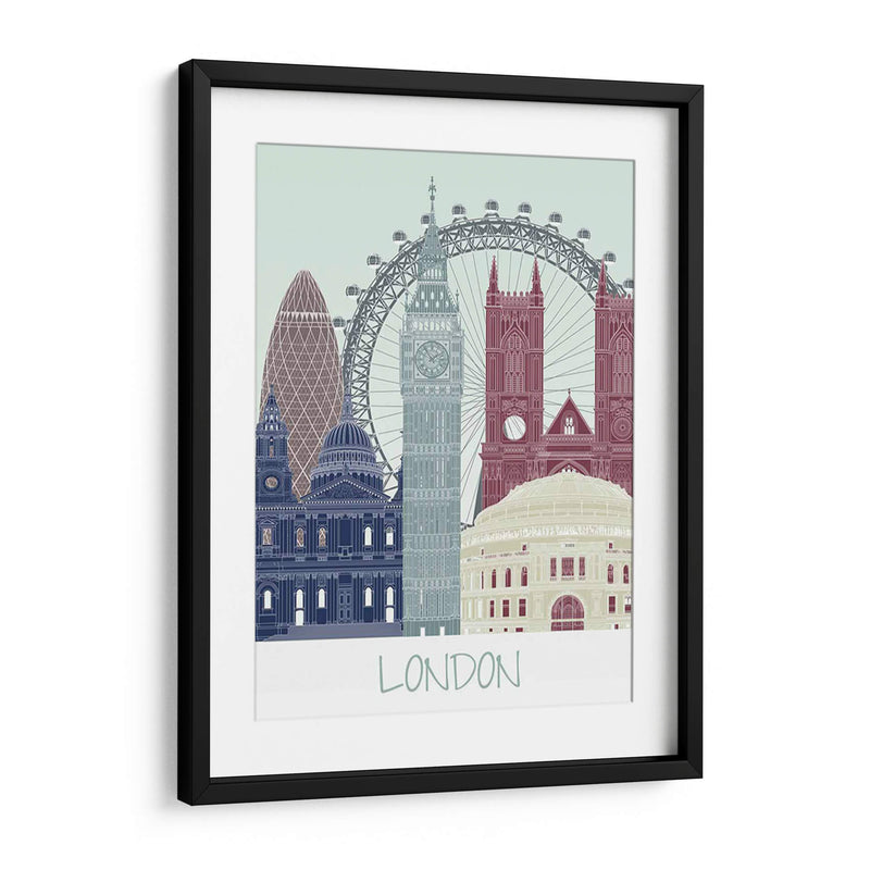 Horizonte De Londres II - Fab Funky | Cuadro decorativo de Canvas Lab