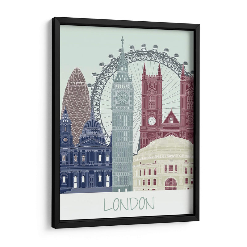 Horizonte De Londres II - Fab Funky | Cuadro decorativo de Canvas Lab