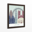 Horizonte De Londres II - Fab Funky | Cuadro decorativo de Canvas Lab