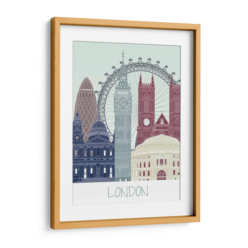 Horizonte De Londres II - Fab Funky | Cuadro decorativo de Canvas Lab