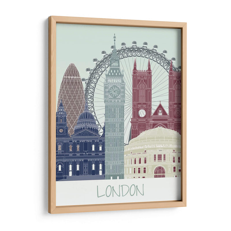 Horizonte De Londres II - Fab Funky | Cuadro decorativo de Canvas Lab