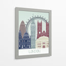 Horizonte De Londres II - Fab Funky | Cuadro decorativo de Canvas Lab