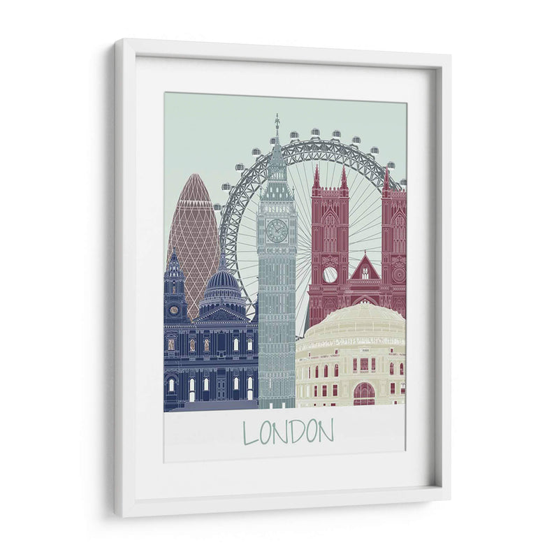 Horizonte De Londres II - Fab Funky | Cuadro decorativo de Canvas Lab