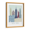 Horizonte De Nueva York II - Fab Funky | Cuadro decorativo de Canvas Lab