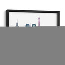 Skyline De París Edificios De Colores - Fab Funky | Cuadro decorativo de Canvas Lab