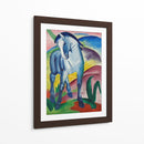 Caballo azul I - Franz Marc | Cuadro decorativo de Canvas Lab