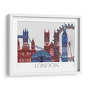 Londres Londres, Azul Rojo - Fab Funky | Cuadro decorativo de Canvas Lab