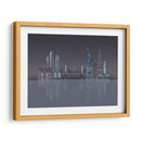 Reflexiones Nocturnas Del Horizonte De Nueva York - Fab Funky | Cuadro decorativo de Canvas Lab