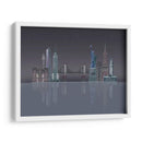 Reflexiones Nocturnas Del Horizonte De Nueva York - Fab Funky | Cuadro decorativo de Canvas Lab