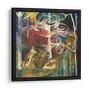 Ciervo en el bosque I - Franz Marc | Cuadro decorativo de Canvas Lab