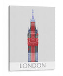 Londres Big Ben Union Jack - Fab Funky | Cuadro decorativo de Canvas Lab