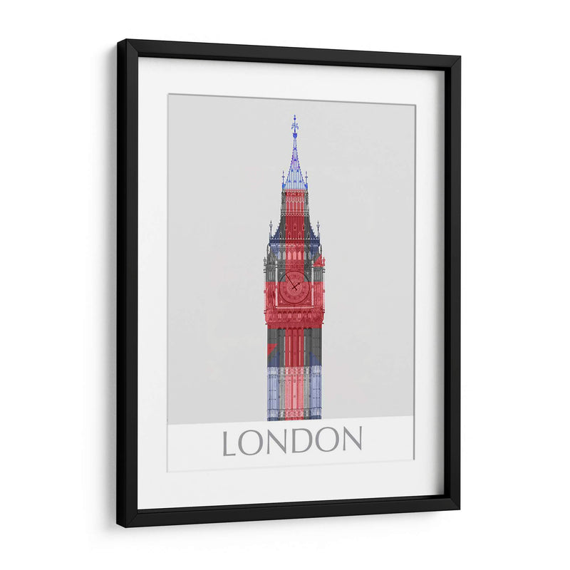 Londres Big Ben Union Jack - Fab Funky | Cuadro decorativo de Canvas Lab