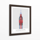 Londres Big Ben Union Jack - Fab Funky | Cuadro decorativo de Canvas Lab