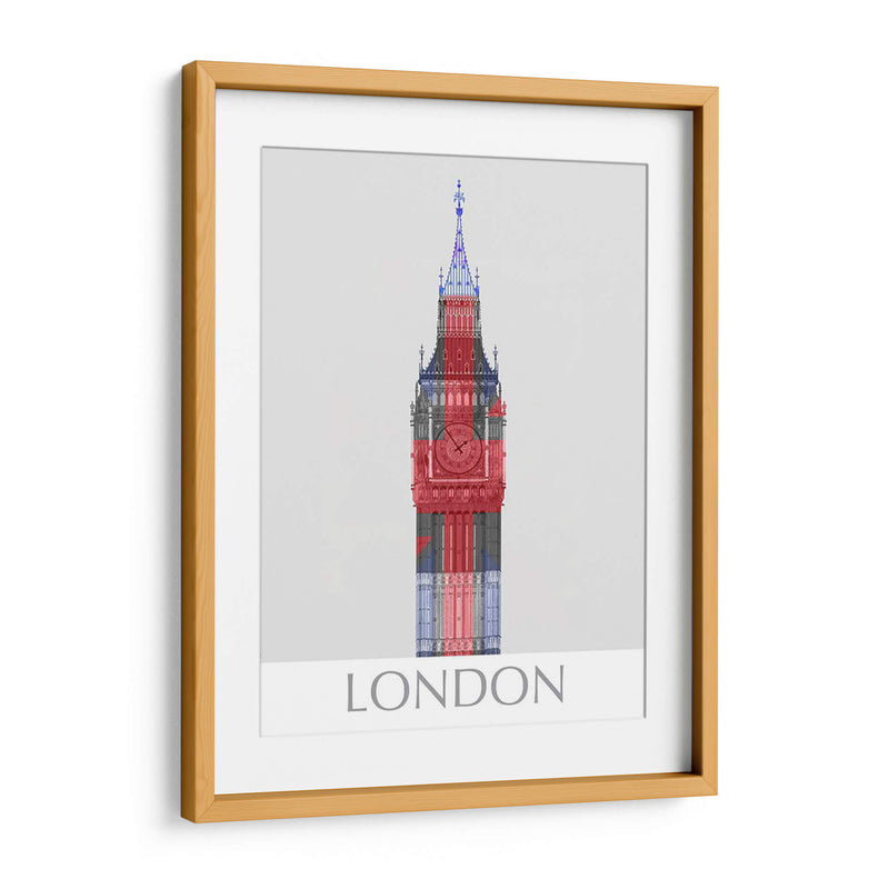 Londres Big Ben Union Jack - Fab Funky | Cuadro decorativo de Canvas Lab