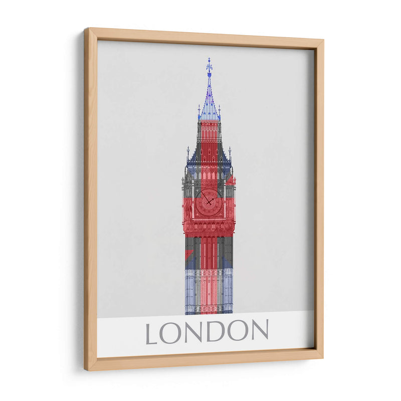 Londres Big Ben Union Jack - Fab Funky | Cuadro decorativo de Canvas Lab