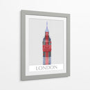 Londres Big Ben Union Jack - Fab Funky | Cuadro decorativo de Canvas Lab