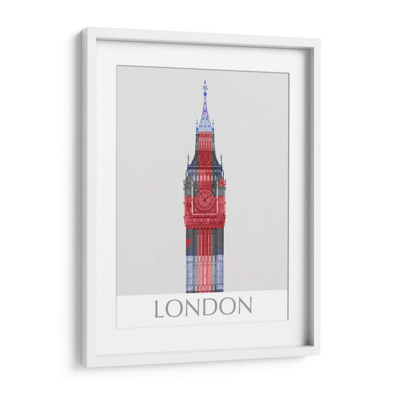 Londres Big Ben Union Jack - Fab Funky | Cuadro decorativo de Canvas Lab