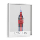 Londres Big Ben Union Jack - Fab Funky | Cuadro decorativo de Canvas Lab