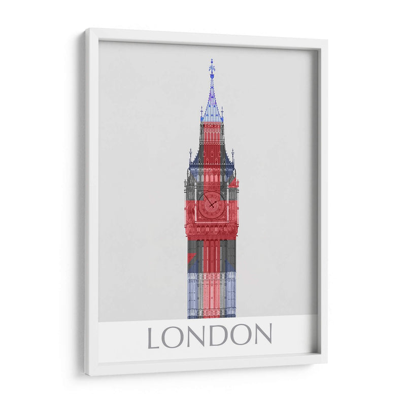 Londres Big Ben Union Jack - Fab Funky | Cuadro decorativo de Canvas Lab