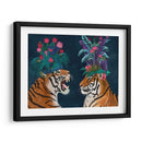 Tigres De La Casa Caliente, Par, Oscuro - Fab Funky | Cuadro decorativo de Canvas Lab