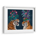 Tigres De La Casa Caliente, Par, Oscuro - Fab Funky | Cuadro decorativo de Canvas Lab