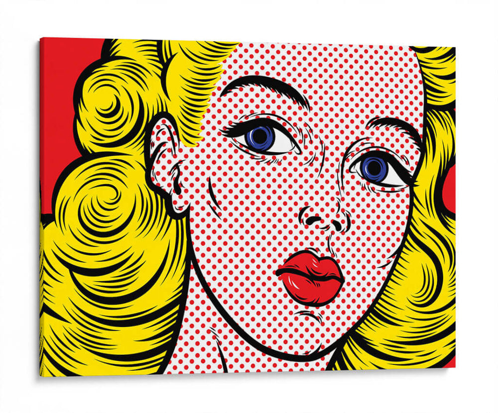 Rubia pop art | Cuadro decorativo de Canvas Lab