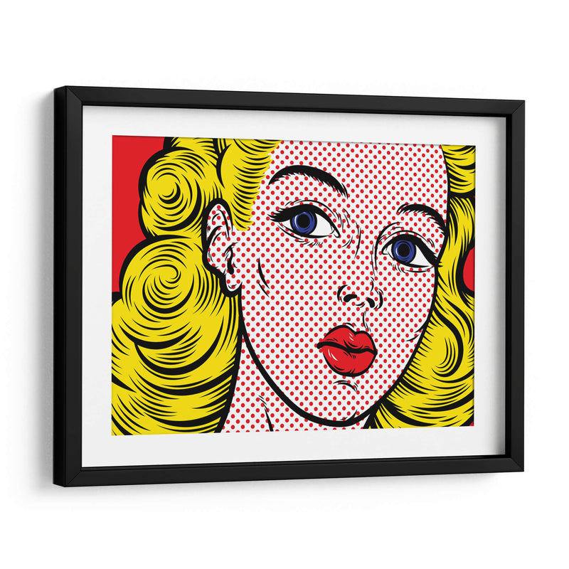Rubia pop art | Cuadro decorativo de Canvas Lab