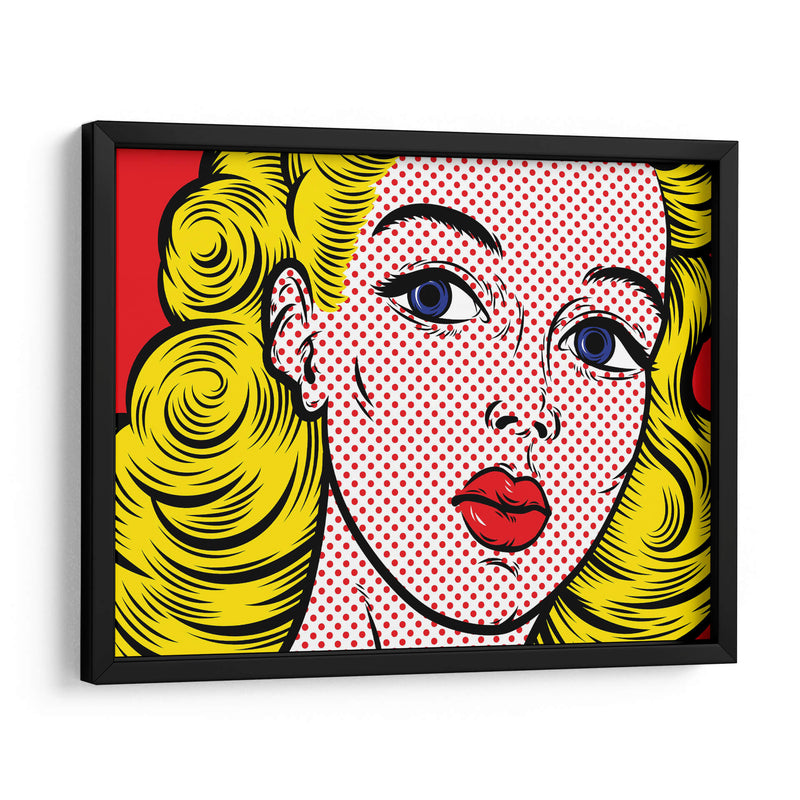 Rubia pop art | Cuadro decorativo de Canvas Lab